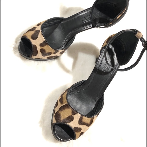 Talbots strappy peep toe high heel shoes - Picture 3 of 5